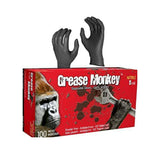 Grease Monkey Watson Gants Nitrile noirs non poudrés, paquet de 100